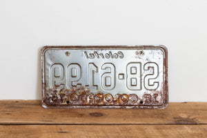 Colorado 1973 License Plate Vintage Wall Hanging Decor - Eagle's Eye Finds