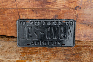 Florida 1968 WW License Plate Sunshine State Vintage Wall Hanging Decor - Eagle's Eye Finds