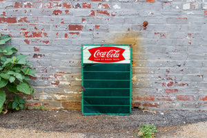 Coca-Cola Fishtail Chalkboard Menu Sign Vintage Coke Embossed Wall Decor - Eagle's Eye Finds