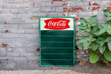 Load image into Gallery viewer, Coca-Cola Fishtail Chalkboard Menu Sign Vintage Coke Embossed Wall Decor - Eagle&#39;s Eye Finds
