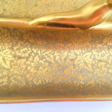 Load image into Gallery viewer, Golden Bird Ornate Relish Celery Tray Vintage Ceramic Pottery - Eagle&#39;s Eye Finds
