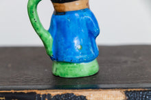 Load image into Gallery viewer, Colonial Man Mug Pitcher Vintage Occupied Japan Ceramic Toothpick Holder - Eagle&#39;s Eye Finds
