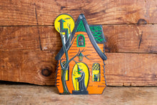 Load image into Gallery viewer, Haunted House Beistle Halloween Die Cut Mid-Century Decoration - Eagle&#39;s Eye Finds
