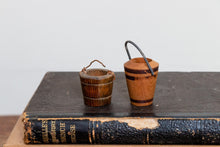 Load image into Gallery viewer, Mini Wooden Buckets Vintage Wood Knickknacks - Eagle&#39;s Eye Finds

