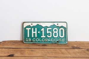 Colorado 1968 License Plate Vintage Wall Hanging Decor - Eagle's Eye Finds