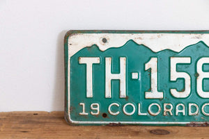 Colorado 1968 License Plate Vintage Wall Hanging Decor - Eagle's Eye Finds