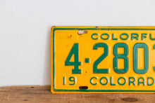 Load image into Gallery viewer, Colorado 1953 License Plate Vintage Wall Hanging Decor - Eagle&#39;s Eye Finds

