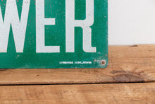 Load image into Gallery viewer, Safety Shower Sign Vintage Green Bathroom Wall Decor - Eagle&#39;s Eye Finds
