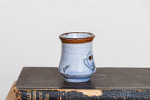 Load image into Gallery viewer, Stoneware Floral Toothpick Holder Vintage Porcelain Tiny Jug - Eagle&#39;s Eye Finds
