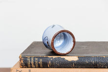 Load image into Gallery viewer, Stoneware Floral Toothpick Holder Vintage Porcelain Tiny Jug - Eagle&#39;s Eye Finds
