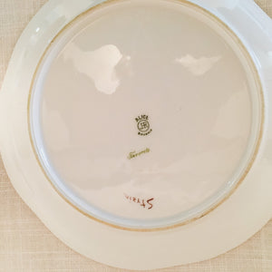 Monogram C Plate Vintage Gold Scalloped Dish Alice JHR Bavaria Favorite - Eagle's Eye Finds