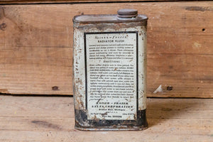 Kaiser Frazer Radiator Flush Can Vintage Car Auto Gas and Oil Collectible - Eagle's Eye Finds