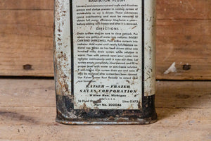 Kaiser Frazer Radiator Flush Can Vintage Car Auto Gas and Oil Collectible - Eagle's Eye Finds