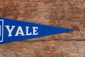 Yale University Mini Felt Pennant Vintage College Wall Decor - Eagle's Eye Finds