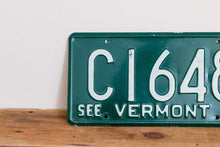 Load image into Gallery viewer, Vermont 1961 License Plate Vintage Wall Hanging Decor - Eagle&#39;s Eye Finds
