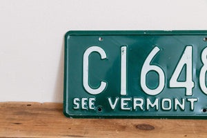 Vermont 1961 License Plate Vintage Wall Hanging Decor - Eagle's Eye Finds