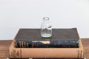 Mini Glass Bottle Vintage Art Deco Glass Bottle - Eagle's Eye Finds