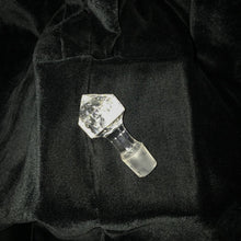 Load image into Gallery viewer, Ornate Crystal Cut Cruet Vintage Glass Oil Salad Serving - Eagle&#39;s Eye Finds
