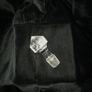 Ornate Crystal Cut Cruet Vintage Glass Oil Salad Serving - Eagle's Eye Finds