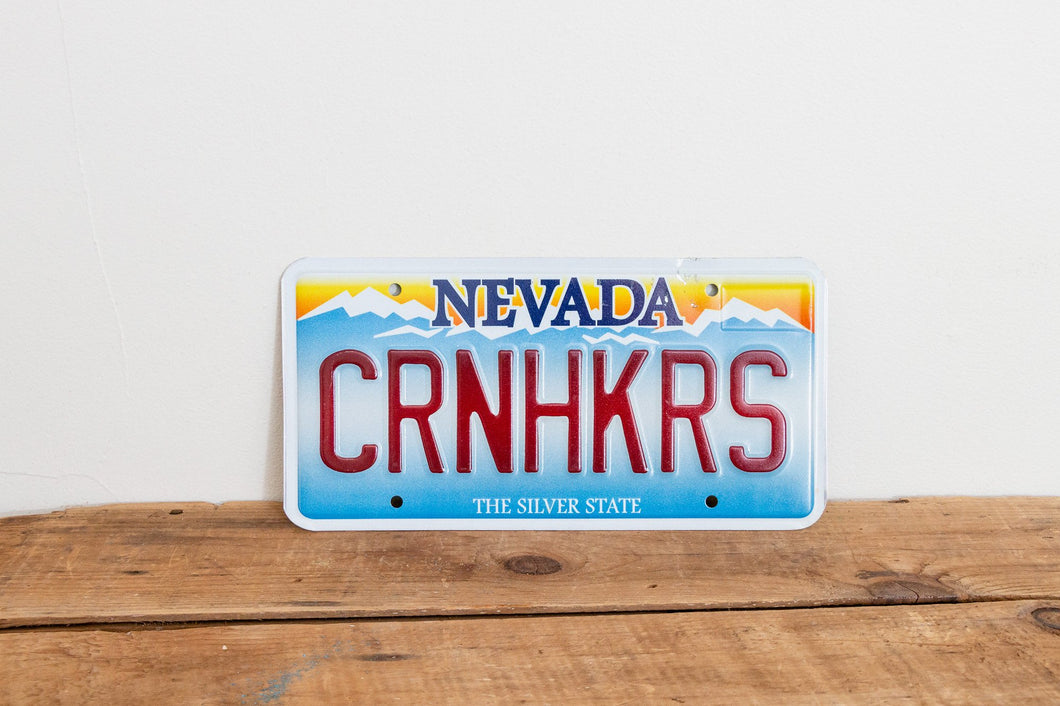 Nebraska Cornhuskers Nevada Auto Tag Wall Hanging Decor or Supply Big Ten - Eagle's Eye Finds