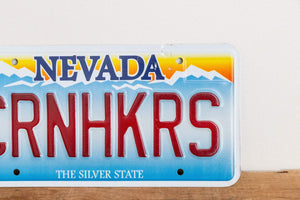 Nebraska Cornhuskers Nevada Auto Tag Wall Hanging Decor or Supply Big Ten - Eagle's Eye Finds