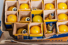 Load image into Gallery viewer, GE Mazda Yellow Lightbulbs Vintage 10W Colored Lamp Lights - Eagle&#39;s Eye Finds
