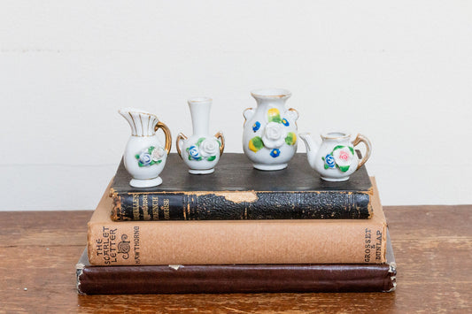 Floral Ceramic Occupied Japan Vintage Porcelain Bone China Knickknacks - Eagle's Eye Finds