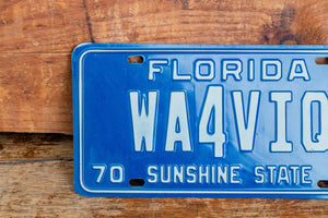 Florida 1971 Amateur Radio License Plate Sunshine State Vintage Wall Hanging Decor - Eagle's Eye Finds