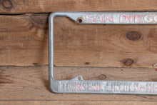 Load image into Gallery viewer, San Diego California Lincoln-Mercury License Plate Holder Vintage Wall Hanging Decor - Eagle&#39;s Eye Finds
