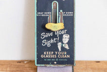 Load image into Gallery viewer, Sight Savers Glasses Cleaner Dispenser Vintage Dow Corning Industrial Wall Decor - Eagle&#39;s Eye Finds
