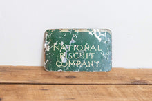 Load image into Gallery viewer, National Biscuit Company Sign Vintage Green Kitchen Wall Decor - Eagle&#39;s Eye Finds
