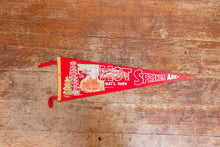 Load image into Gallery viewer, Hot Springs National Park Arkansas Red Felt Pennant Vintage Wall Hanging Decor - Eagle&#39;s Eye Finds

