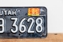 Load image into Gallery viewer, Utah 1968 Motorcycle License Plate Vintage Wall Hanging Decor - Eagle&#39;s Eye Finds
