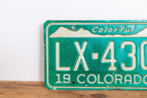 Colorado 1974 License Plate Vintage Wall Hanging Decor - Eagle's Eye Finds