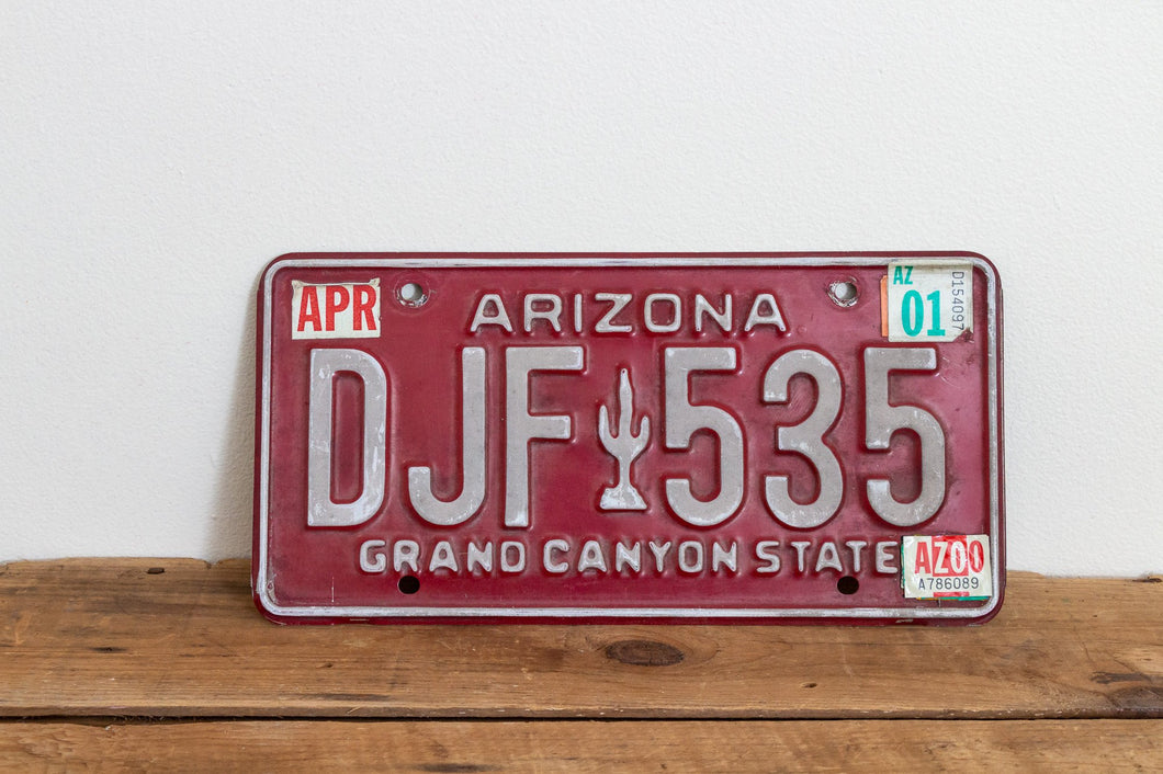 Arizona 1990's Grand Canyon State License Plate Vintage Wall Hanging Decor - Eagle's Eye Finds