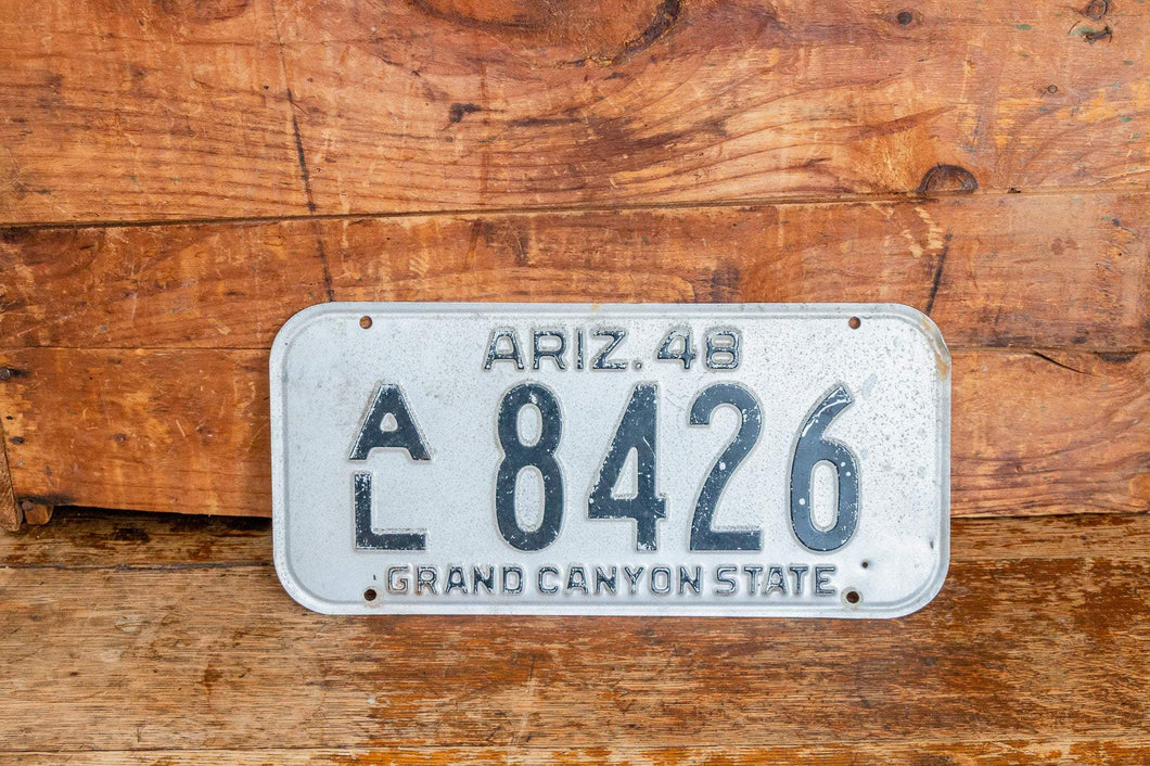 Arizona 1948 Grand Canyon State License Plate Vintage Wall Hanging Decor - Eagle's Eye Finds