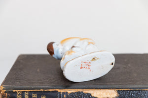 Lady with Purse Toothpick Holder Vintage Occupied Japan Ceramics - Eagle's Eye Finds