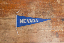 Load image into Gallery viewer, University of Nevada Felt Pennant Vintage Dorm Decor - Eagle&#39;s Eye Finds
