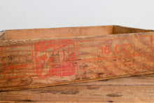Load image into Gallery viewer, 7up Cola Soda Crate Vintage Wood Pop Box - Eagle&#39;s Eye Finds
