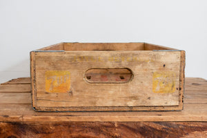 7up Cola Soda Crate Vintage Wood Pop Box - Eagle's Eye Finds