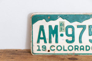 Colorado 1960 License Plate Vintage Wall Hanging Decor - Eagle's Eye Finds