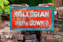 Load image into Gallery viewer, Conoco Winter Blend Sign and Vintage Cap and Gown Painted Sign - Eagle&#39;s Eye Finds
