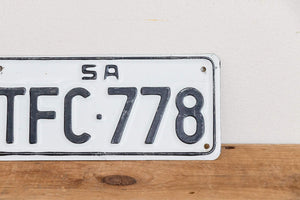 South Australia 1976 Motorcycle License Plate Vintage Canadian Wall Hanging Decor - Eagle's Eye Finds