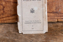 Load image into Gallery viewer, 1924 New York Motor Vehicle Law Booklet Vintage Car Automobile Ephemera - Eagle&#39;s Eye Finds
