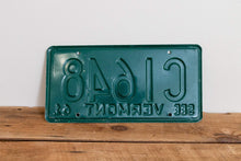 Load image into Gallery viewer, Vermont 1961 License Plate Vintage Wall Hanging Decor - Eagle&#39;s Eye Finds
