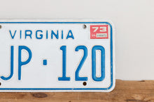 Load image into Gallery viewer, Virginia 1973 License Plate Vintage Wall Hanging Decor - Eagle&#39;s Eye Finds
