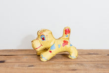 Load image into Gallery viewer, Vinyl Stuffed Dog Vintage Mid-Century Toy - Eagle&#39;s Eye Finds
