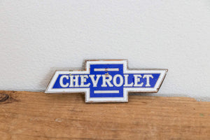 Chevy Radiator Badge Vintage Porcelain Enamel Chevrolet - Eagle's Eye Finds