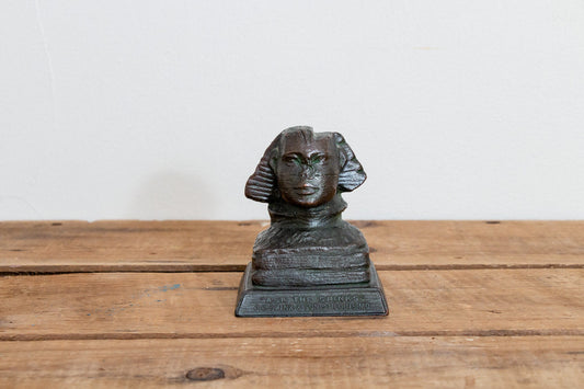 CC Spink Ask the Spinks Vintage Advertising Paperweight St. Louis Sporting News Magazine - Eagle's Eye Finds