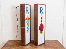 Load image into Gallery viewer, Retro Pharmacy RX Lights Vintage Wall Decor - Eagle&#39;s Eye Finds
